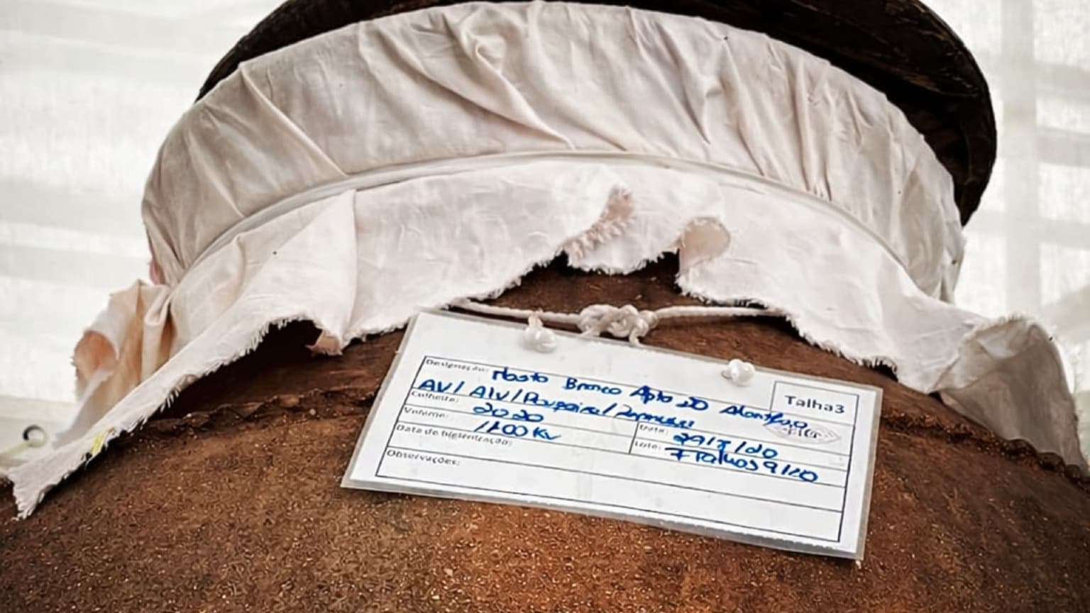 Large clay talhas at Herdade Grande in Vidigueira, where vinho de talha continues to be produced following ancestral methods