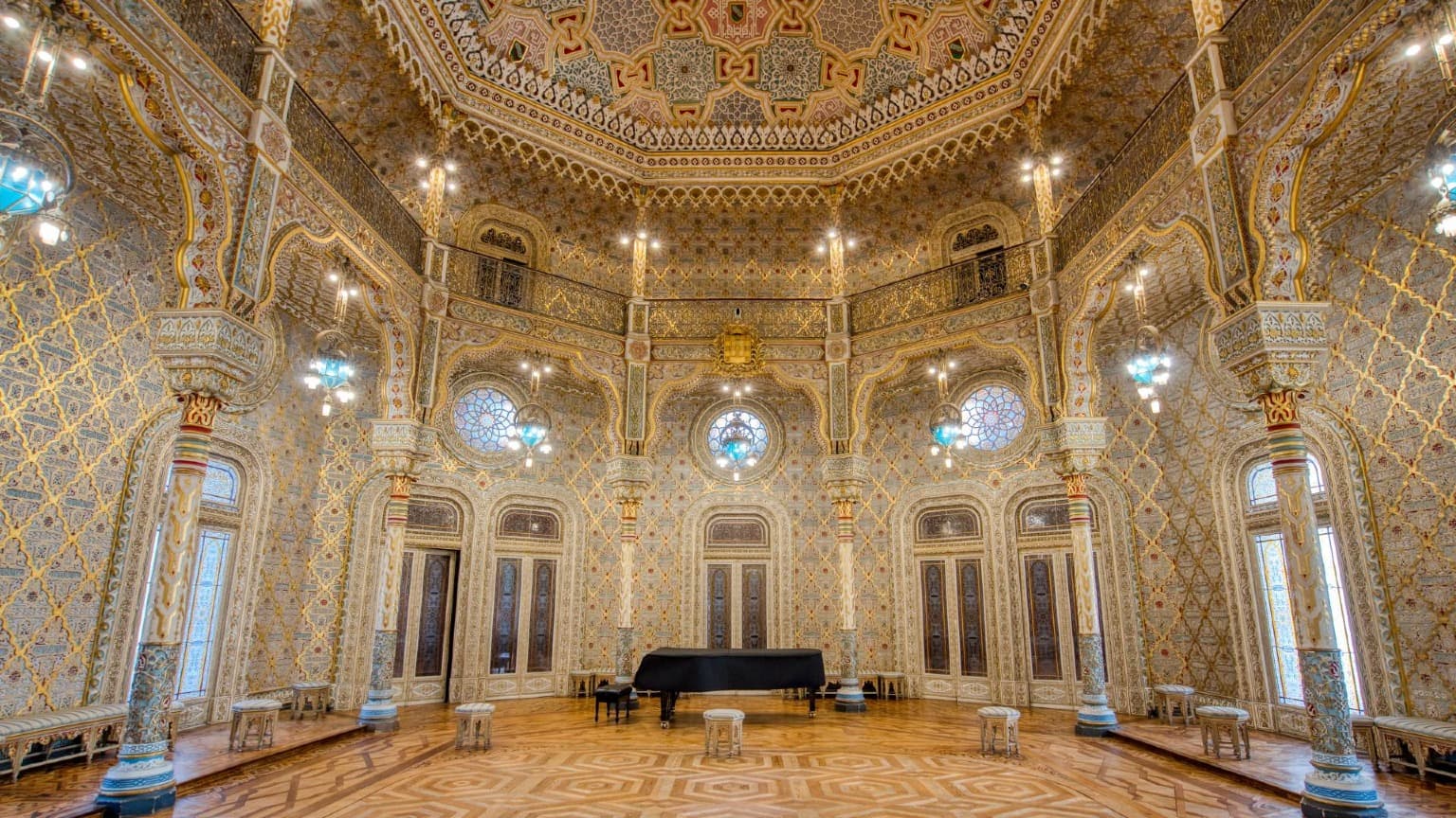Arab Room interior at Palácio da Bolsa in Porto during Essência do Vinho