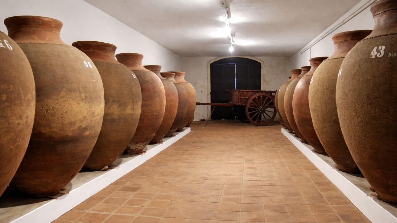 The historic cellar of Adega José de Sousa, one of Alentejo’s most iconic producers of vinho de talha